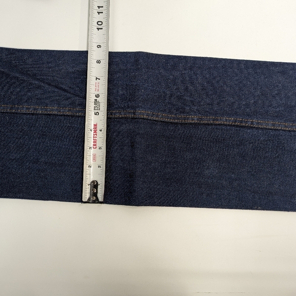 Vintage Tour de France Rigid High waisted Jeans Dark Wash size 24? NWOT - Picture 12 of 13